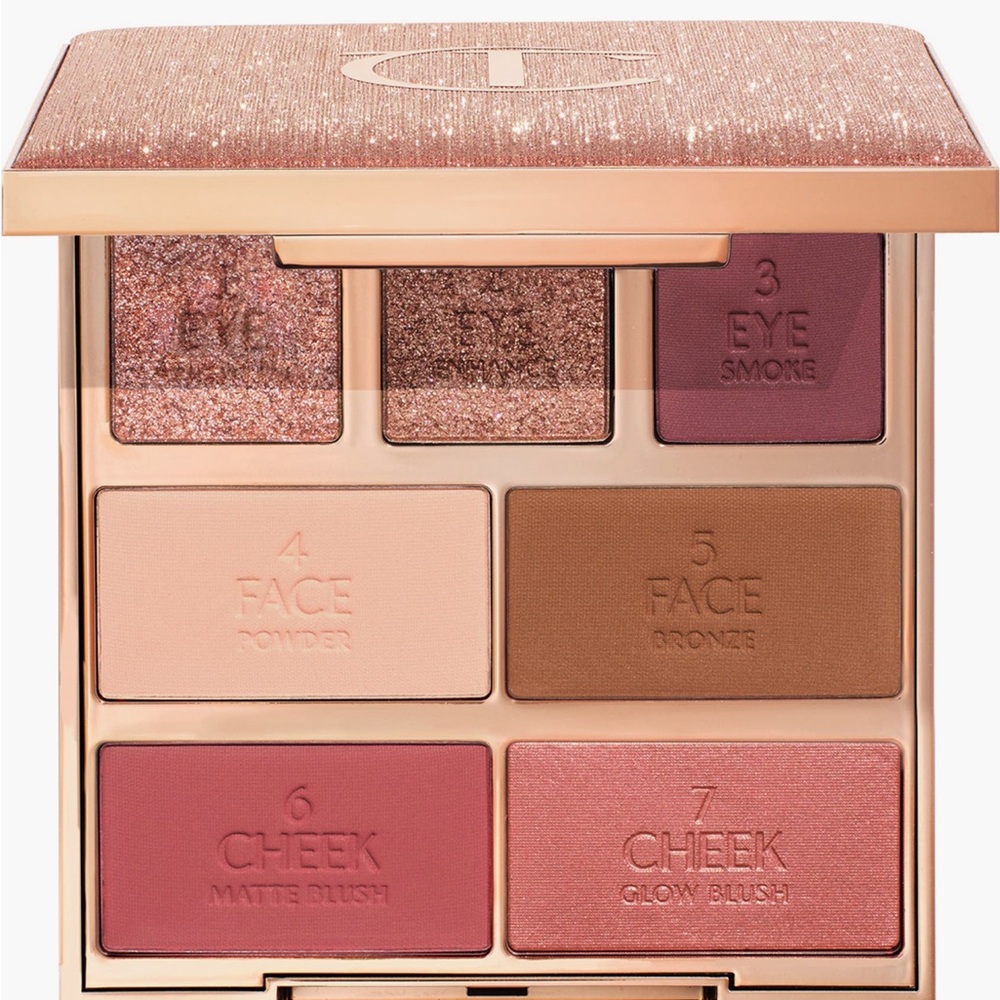New Charlotte Tilbury Face & Eye Palette - Rose and Bronze limited edition NIB